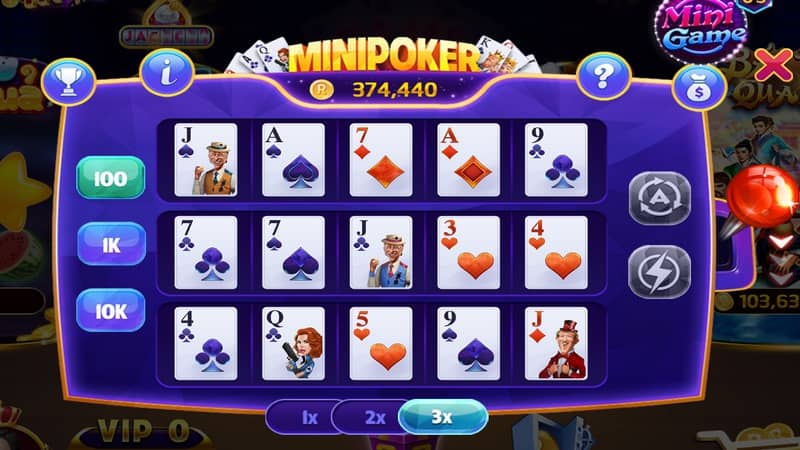 nổ hũ mini poker