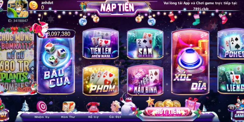 789club cung cấp nhiều sản phẩm game