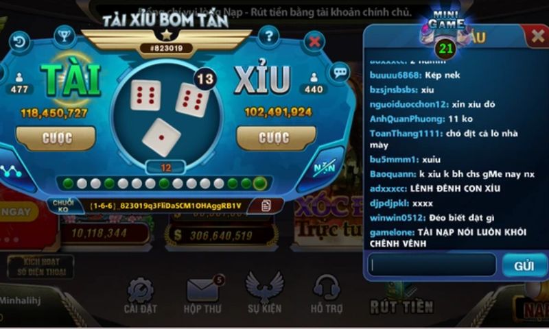 Đồ họa trong game tài xỉu sắc nét, thu hút người chơi