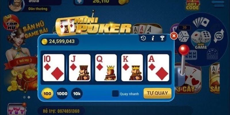 Bí kíp quay hũ Mini Poker của các bậc thầy lão làng