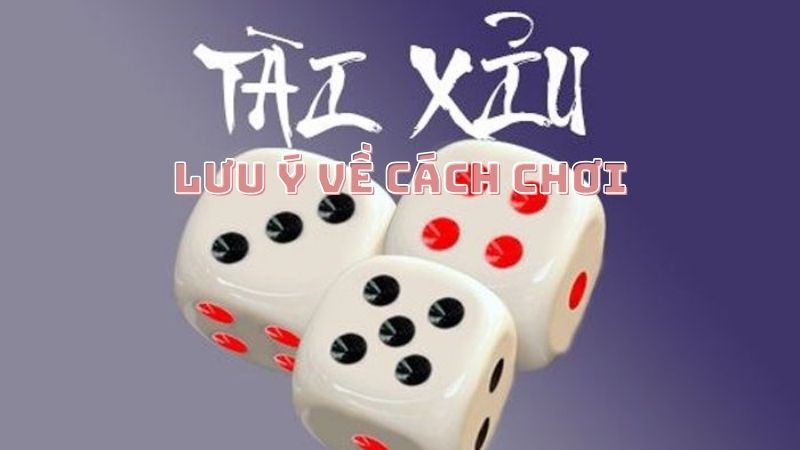 Lưu ý về cách chơi tài xỉu