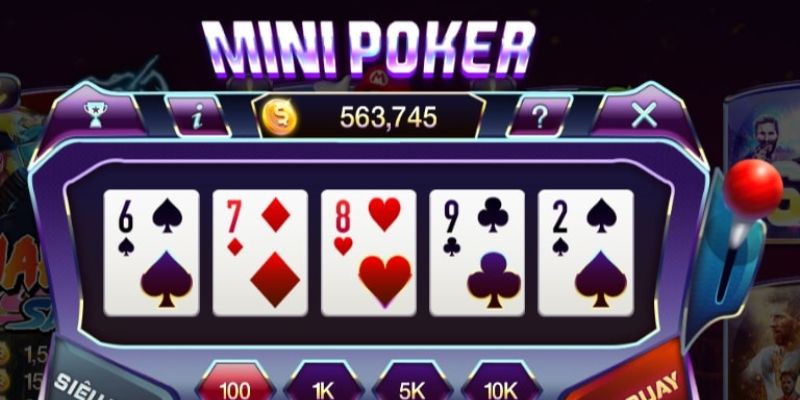 Bật mí cách chơi slot Mini Poker chuẩn dành cho cược thủ