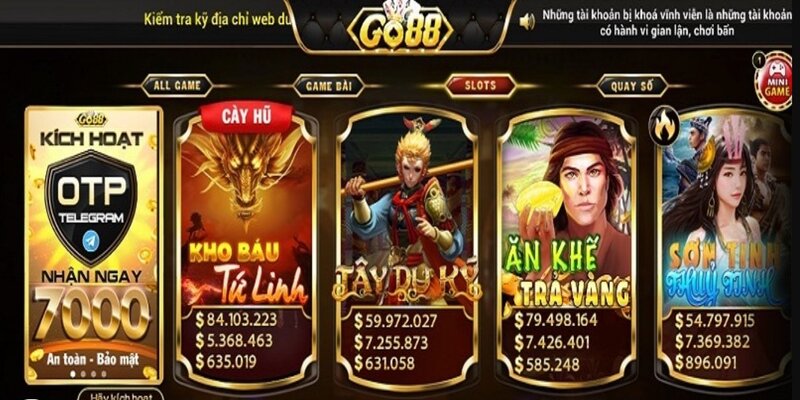 Giới thiệu đôi nét về game nổ hũ tại Go88 cho người chơi