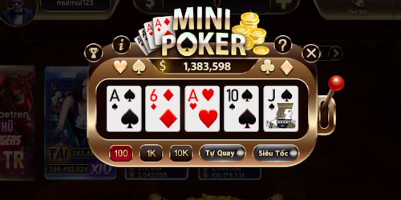 Tổng quan thông tin về trò chơi quay thưởng Mini Poker