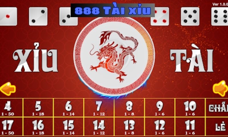 888 Tài xỉu rất được ưa chuộng